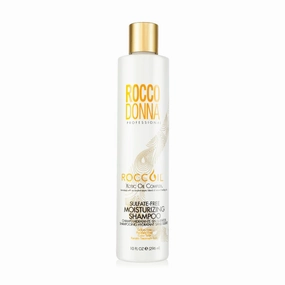 Rocco Donna Sulfate Free Moisturizing Shampoo for Damaged hair | Enhance Smoothing and Shine | Safe for Color treated Hair | 10 oz