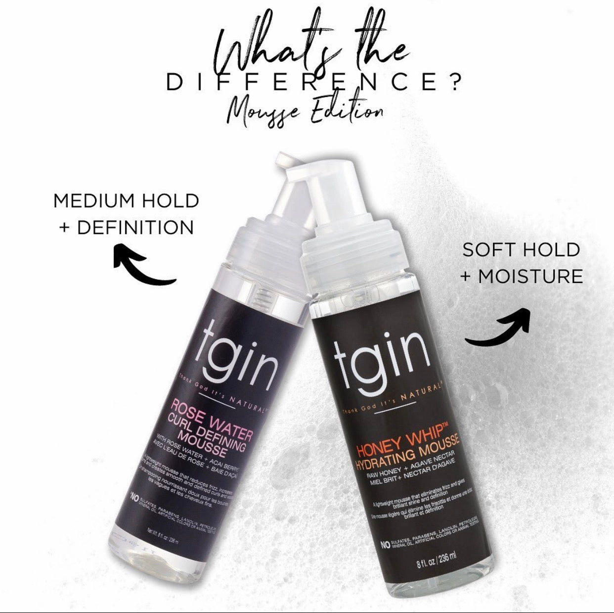 Rose Water Curl Defining Mousse
