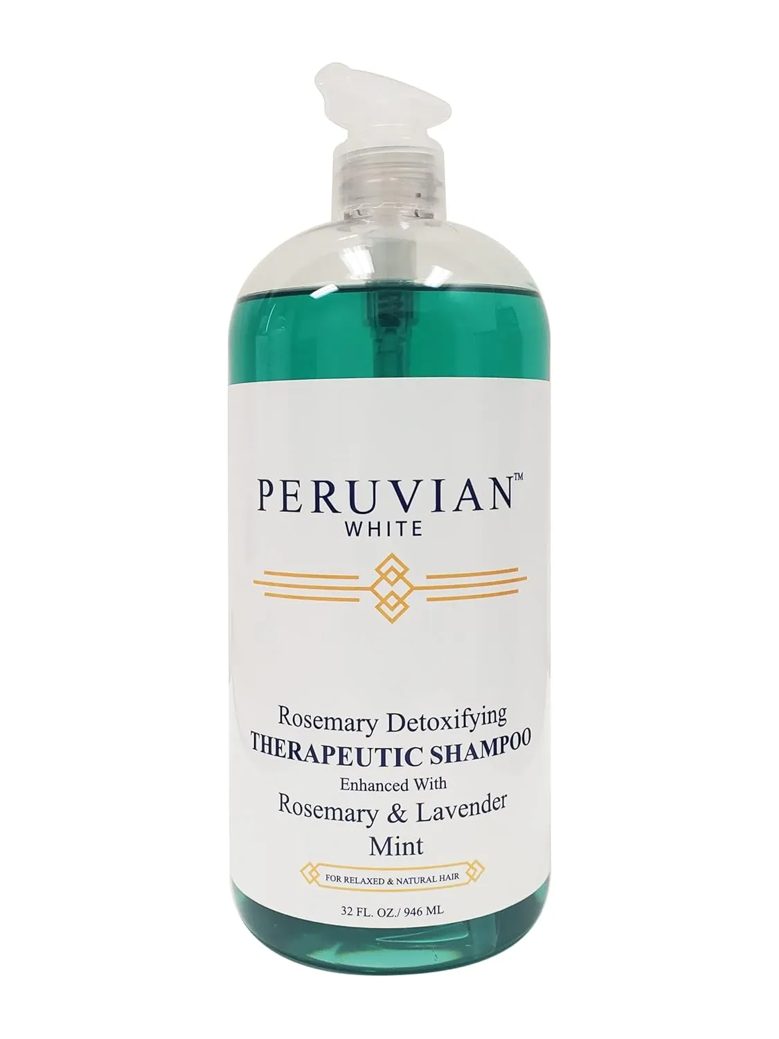 Rosemary Detoxifying Therapeutic Shampoo & Conditioner Enhanced with Rosemary & Lavender Mint (32 oz.) (Duo Set)