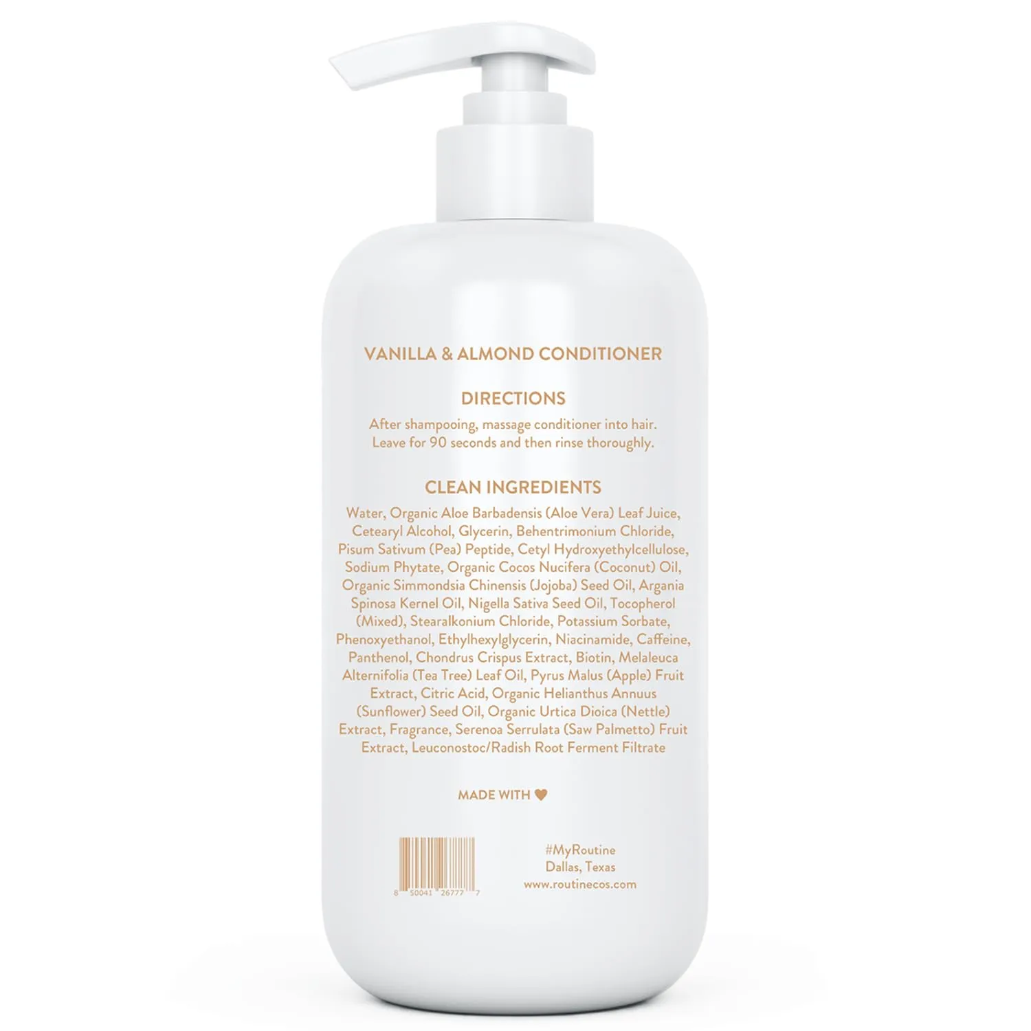 Routine Wellness Anti-Thinning Deep Conditioner for Thinning Hair - DHT Blocker for Hair Loss in Men & Women - Promotes Healthy Hair - Vanilla & Almond 14oz