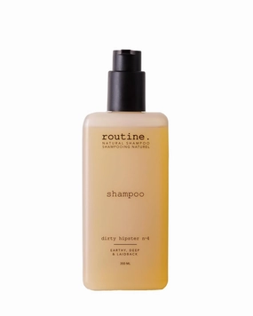 Routine Hydrating Shampoo for Women and Men - 350ml | Normalizing and Softening Hair | Travel Size Moisturizing Refillable | Paraben and Sulfate Free - Dirty Hipster