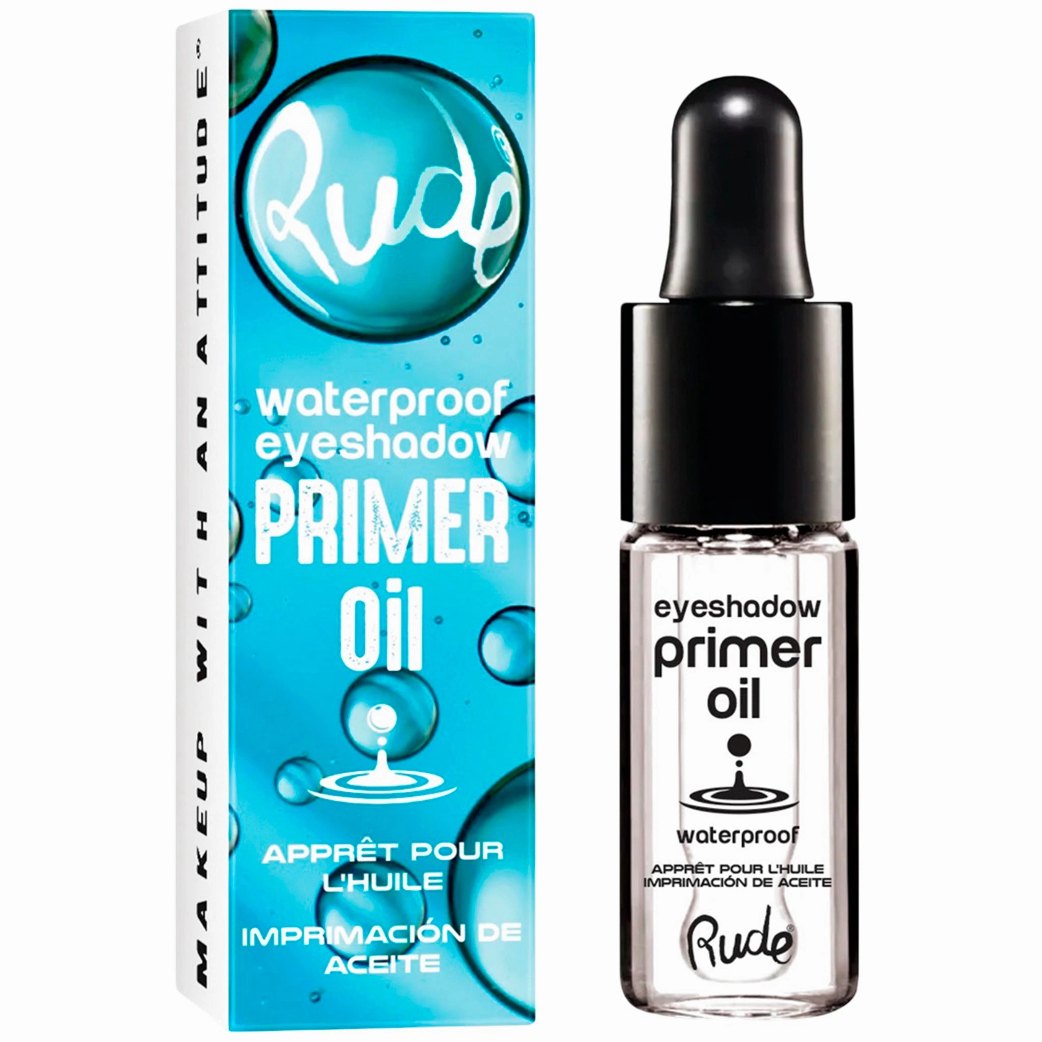 Rude Cosmetic Waterproof Eyeshadow Primer Oil Pack - Wholesale 6 Units (RC-88057)