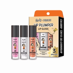 Rude Peanuts Lip Plumper Lip Gloss - 3 Piece Set
