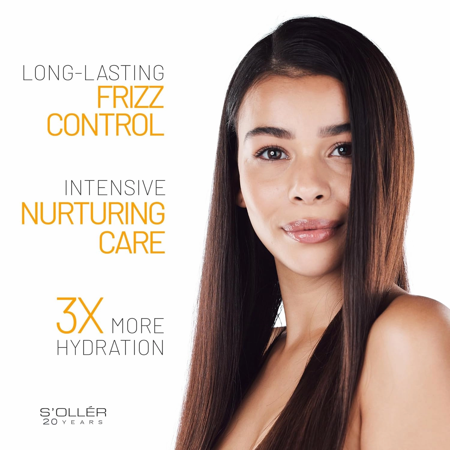 S'OLLÉR Magic Anti-Frizz Conditioner Brazilian Conditioner for Smooth, Straight & Hydrated Hair & Long-Lasting Frizz Control - 10.14 Fl Oz