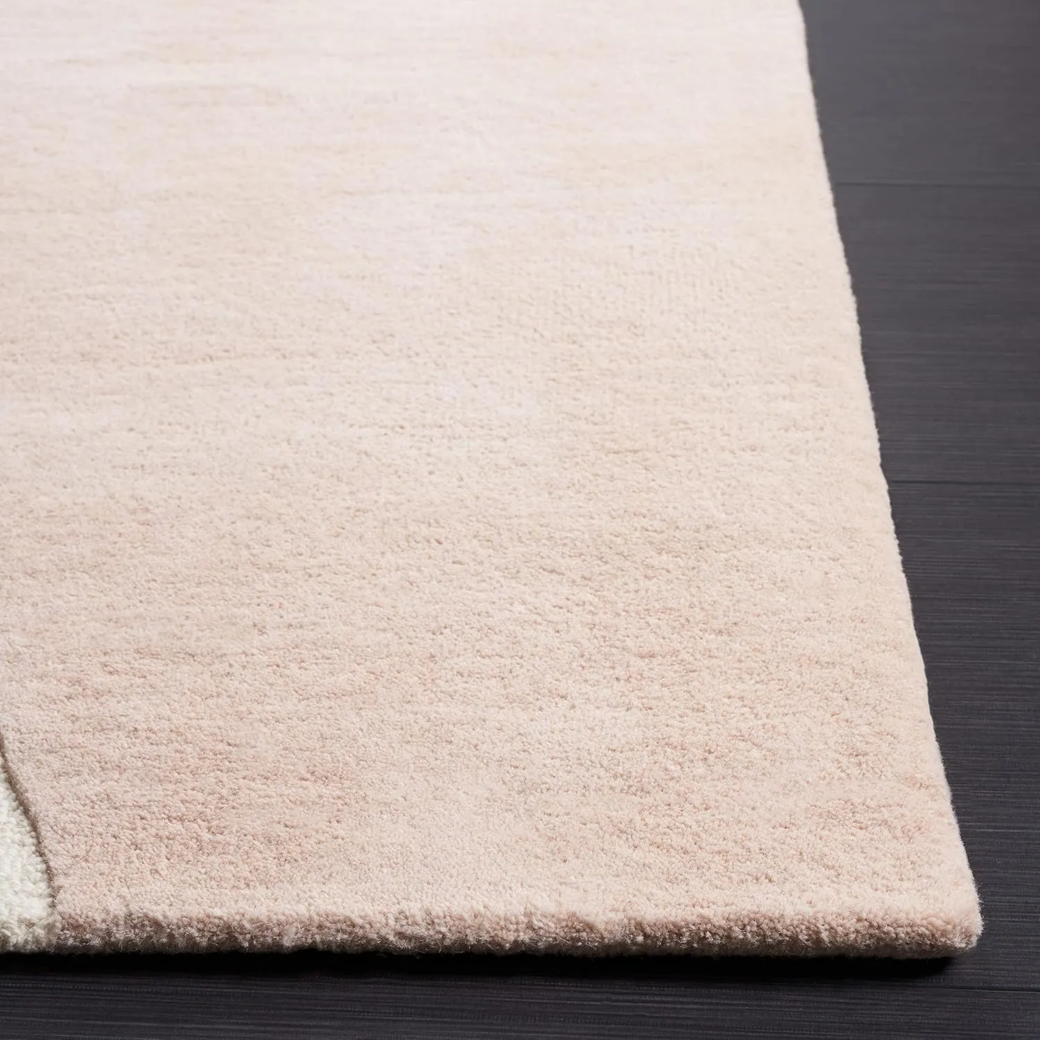 SAFAVIEH Rodeo Drive Collection Runner Rug - 2'3" x 6', Ivory & Blush, Mid-Century Modern Design, Handmade Wool, Ideal for High Traffic Areas in Living Room, Bedroom, Dining (RD860U-26)