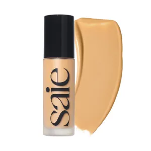 Saie Glowy Super Skin Tint Liquid Foundation - Hydrating Serum Foundation with Lightweight, Medium Coverage - Formulated with Hyaluronic Acid to Hydrate, Brighten and Plump - Shade 15 (1.01 oz)