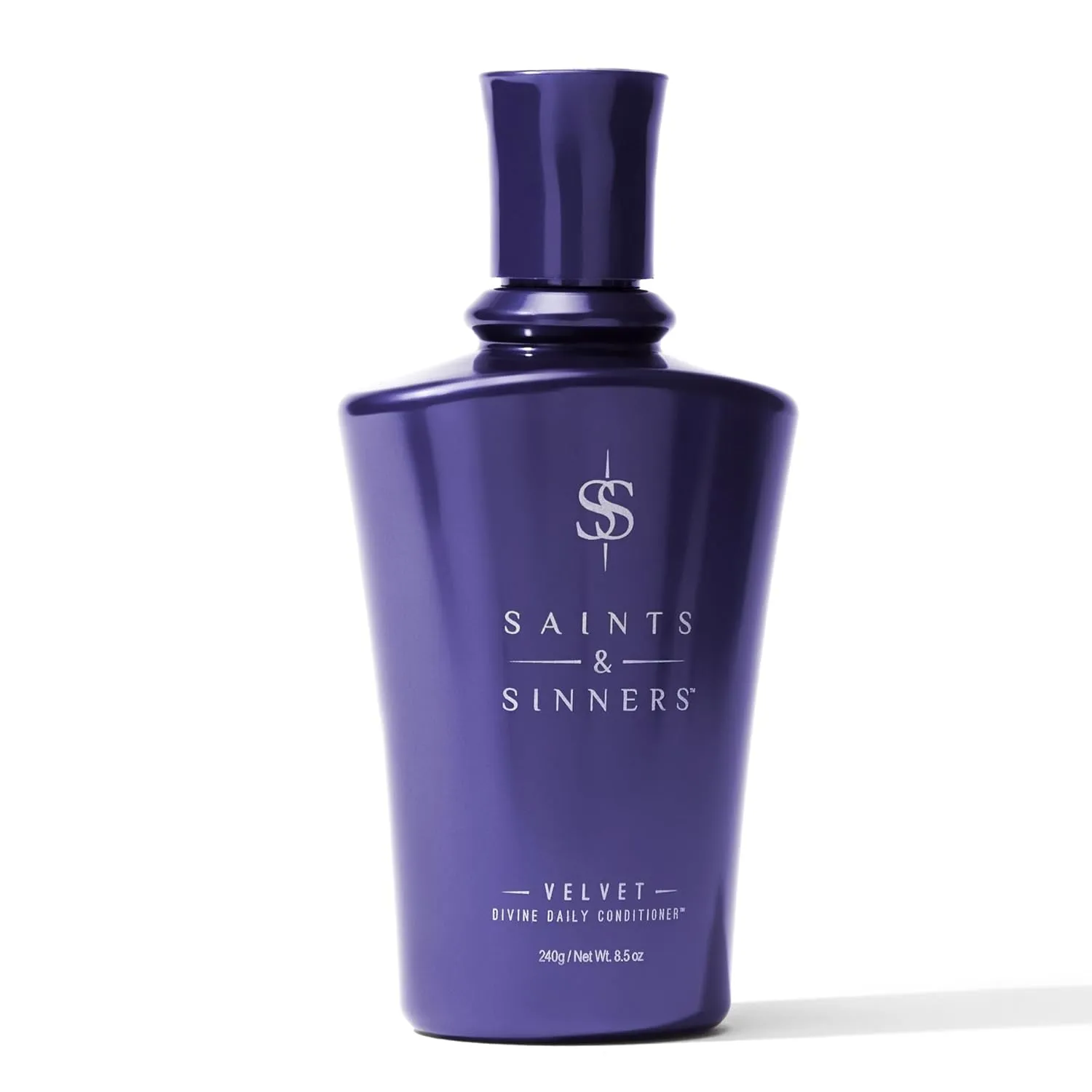 Saints & Sinners Velvet Divine Daily Conditioner for Dry Moisture Starved Thermally Environmentally Damaged Colored Treated Hair - Repair Strengthen Detangle Eliminate Frizz