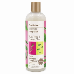 Scalp Recovery Treatment 2 in 1 Hair Shampoo Conditioner, Enriched with Tea Tree & Green Tea, 16 Oz