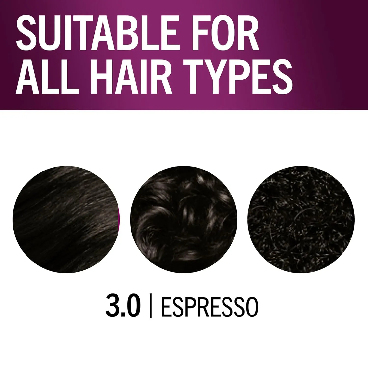 Schwarzkopf Keratin Color Permanent Hair Color, 3.0 Espresso, 1 Application - Professionally Inspired Permanent Hair Dye, for up to 80% Less Breakage vs Untreated Hair and up to 100% Gray Coverage