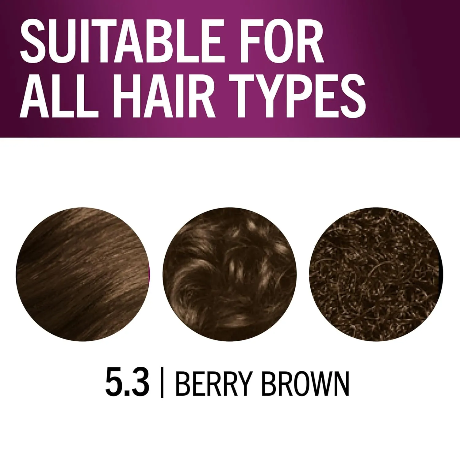 Schwarzkopf Keratin Color Permanent Hair Color, 5.3 Berry Brown, 1 Application - Salon Inspired Permanent Hair Dye, for up to 80% Less Breakage vs Untreated Hair and up to 100% Gray Coverage