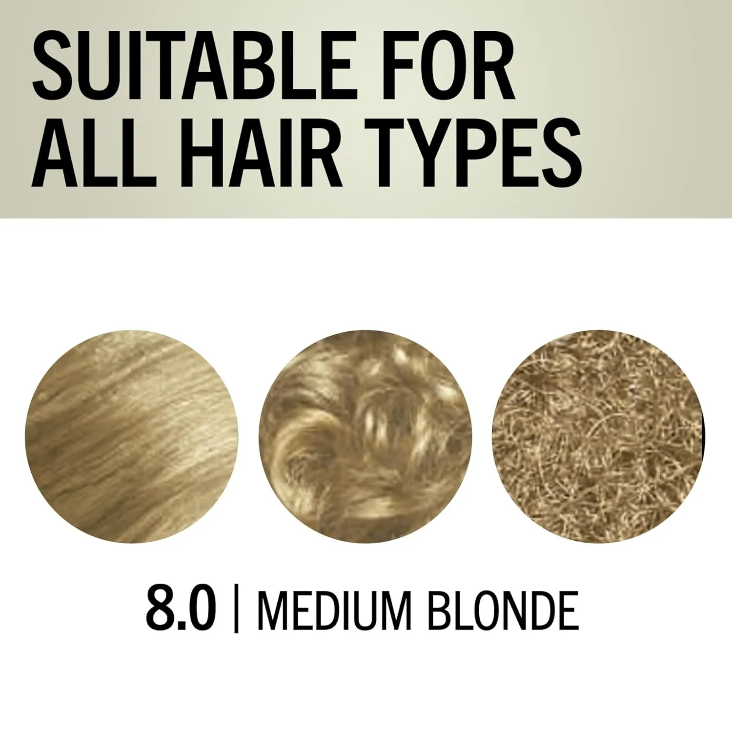 Schwarzkopf Keratin Color Permanent Hair Color, 8.0 Medium Blonde, 1 Application - Professionally Inspired Permanent Hair Dye
