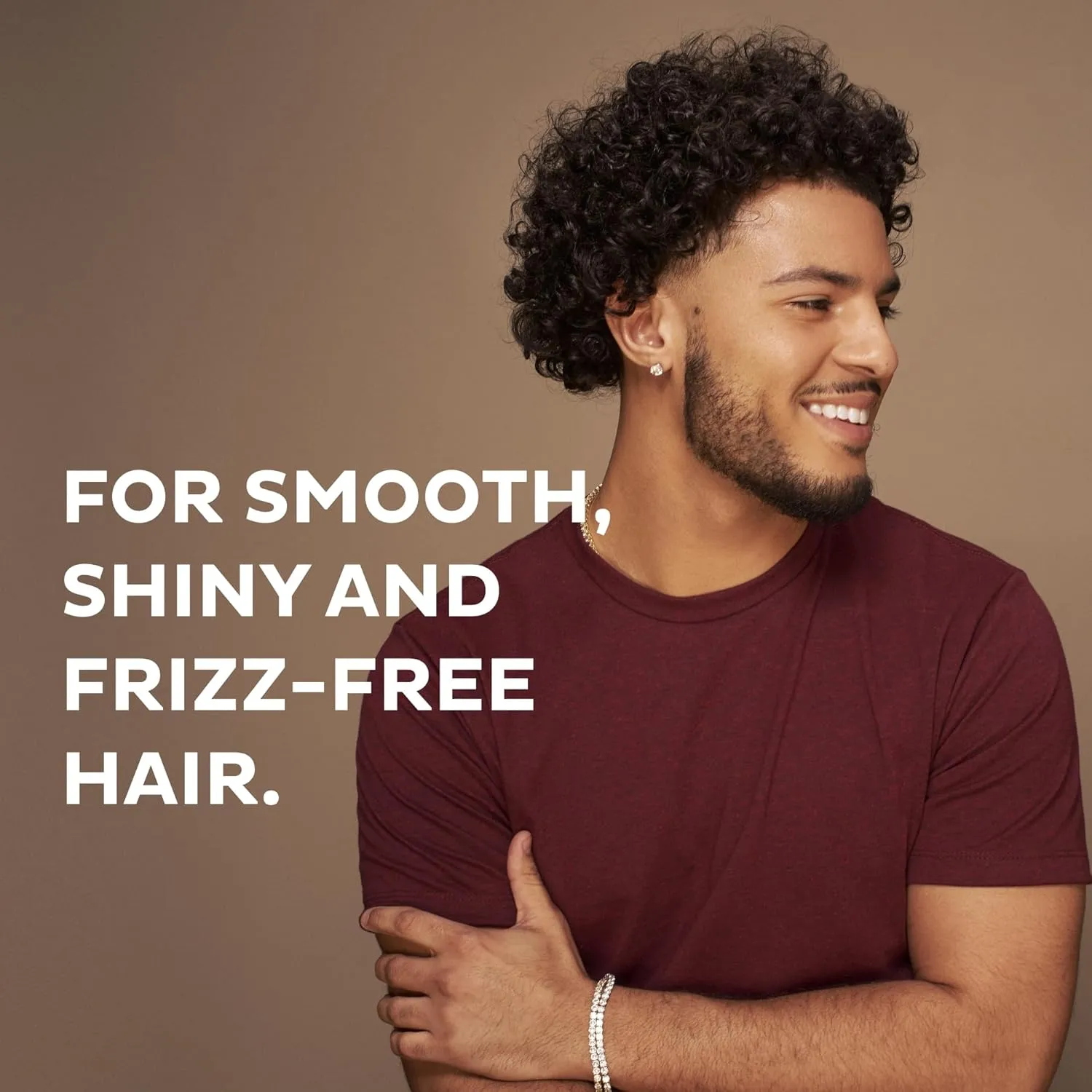 Scotch Porter Curls & Waves Hair Oil for Men | Seals in Moisture, Detangles & Prevents Frizz | Free of Parabens, Sulfates & Silicones | Vegan | 1.7oz