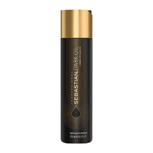 Sebastian Professional Dark Oil Lightweight Shampoo| Infused with Jojoba & Argan Oil for Silky, Smooth Hair
