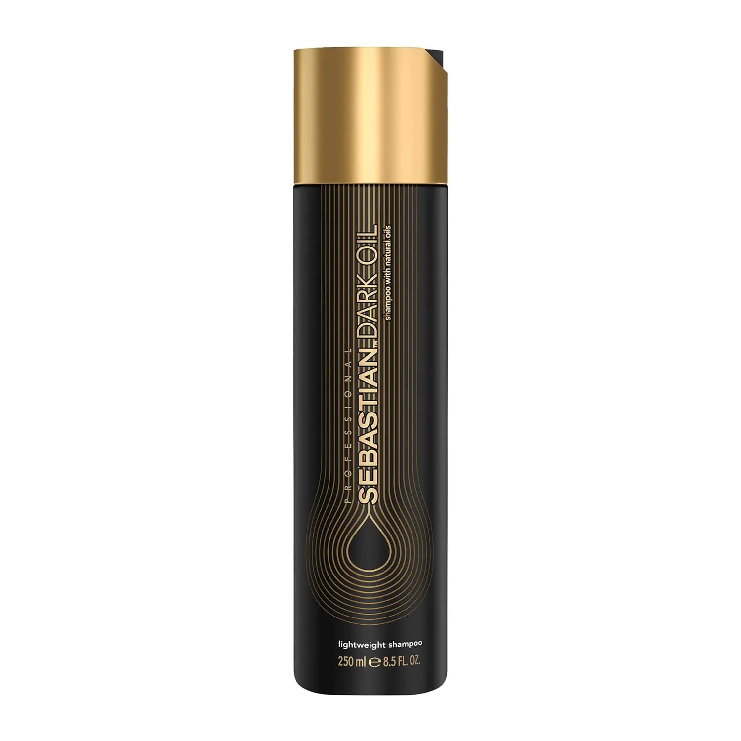Sebastian Professional Dark Oil Lightweight Shampoo| Infused with Jojoba & Argan Oil for Silky, Smooth Hair