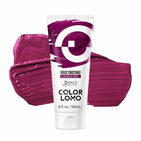 Semi Permanent Hair Color - 6 oz Color Depositing Conditioner with Shea Butter & Almond Oil- Color Conditioner Depositing Hair Mask - Vegan, Paraben, Ammonia & Sulfate Free - Merlot