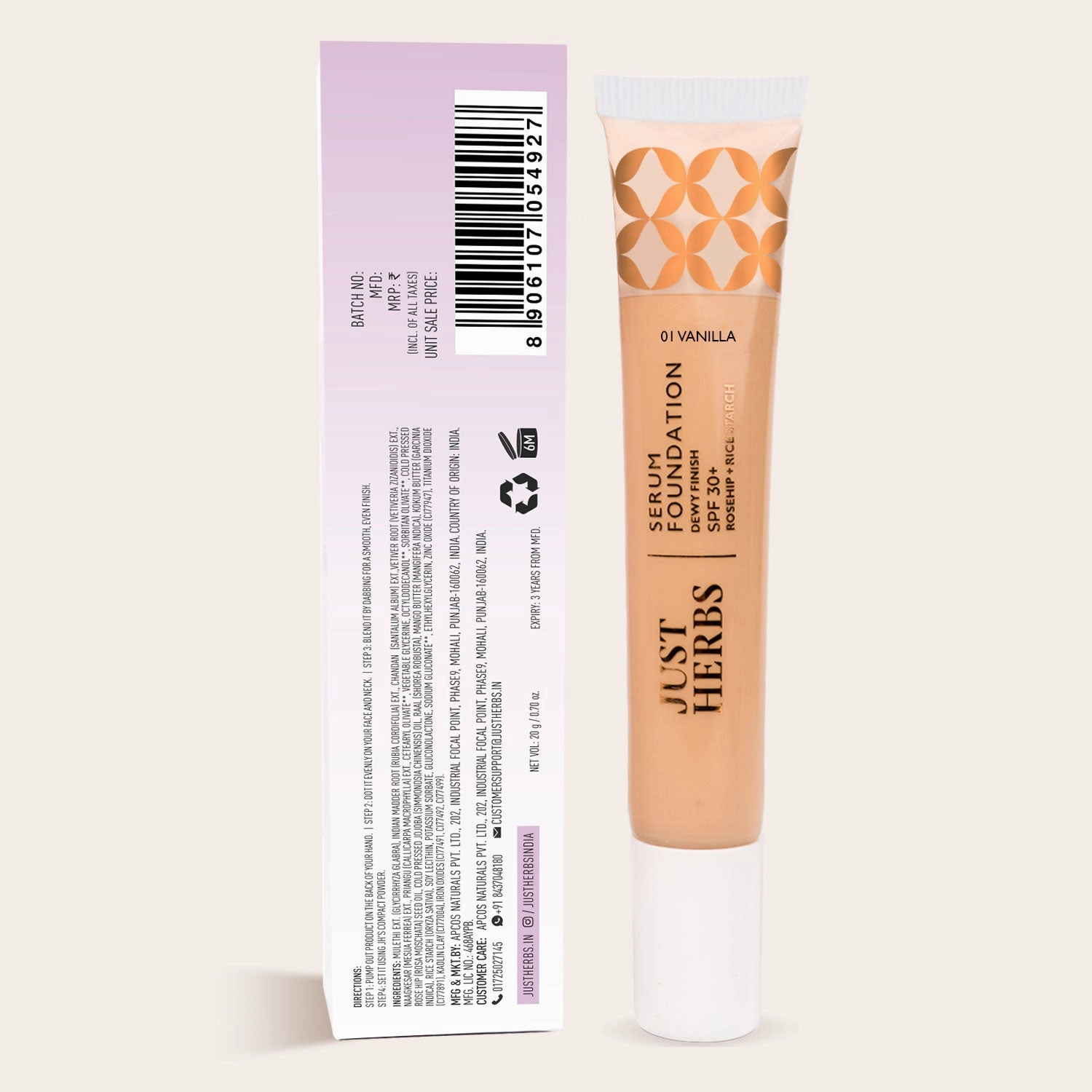 Serum Foundation Dewy Finish SPF30  (Bottle) 03 - Ivory 30ml