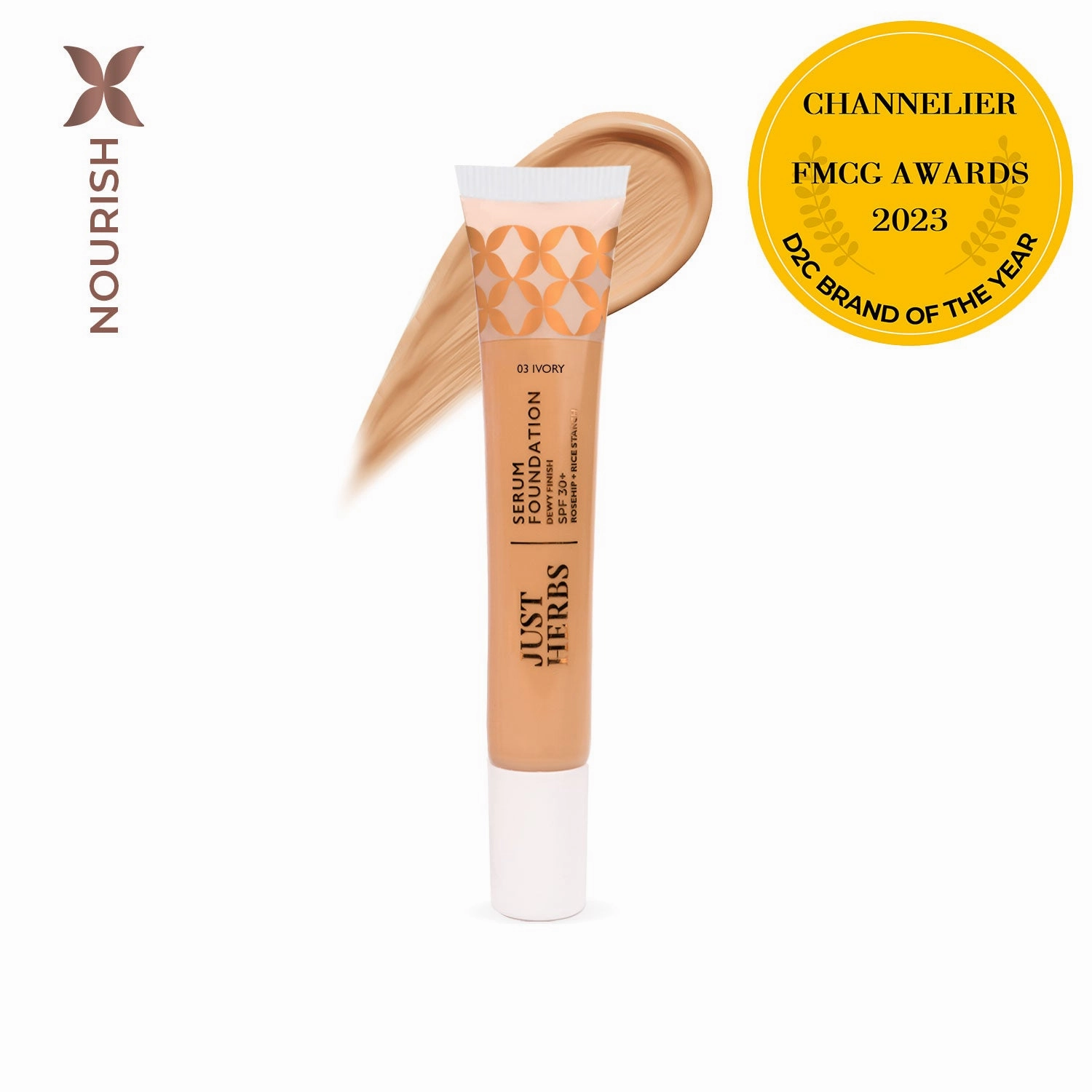 Serum Foundation Dewy Finish SPF30  (Bottle) 03 - Ivory 30ml