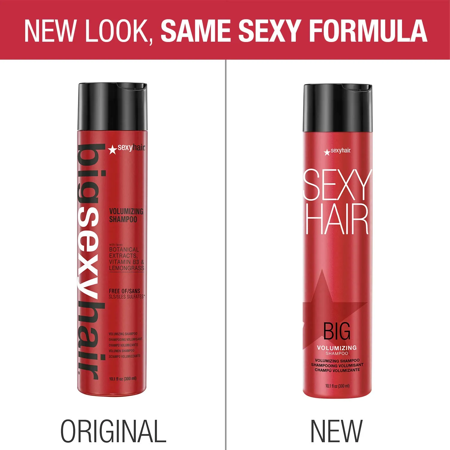 SexyHair Big Volumizing Shampoo/Conditioner | Provides Moisture and Hydration | SLS & SLES Sulfate Free | All Hair Types