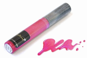 ShaBoom Beauty Jojoba-Based Moisturizing Long-Lasting, Highly Pigmented, Glossy Colored Lip Gloss Lacquer Wand, Paraben, Talc, and Cruelty Free (Clearly Pink)