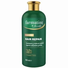 Shampoo, 96.5% Natural Ingredients, Strengthens and Nourishes Hair, Silicone-Free, SLS Free - 250ml