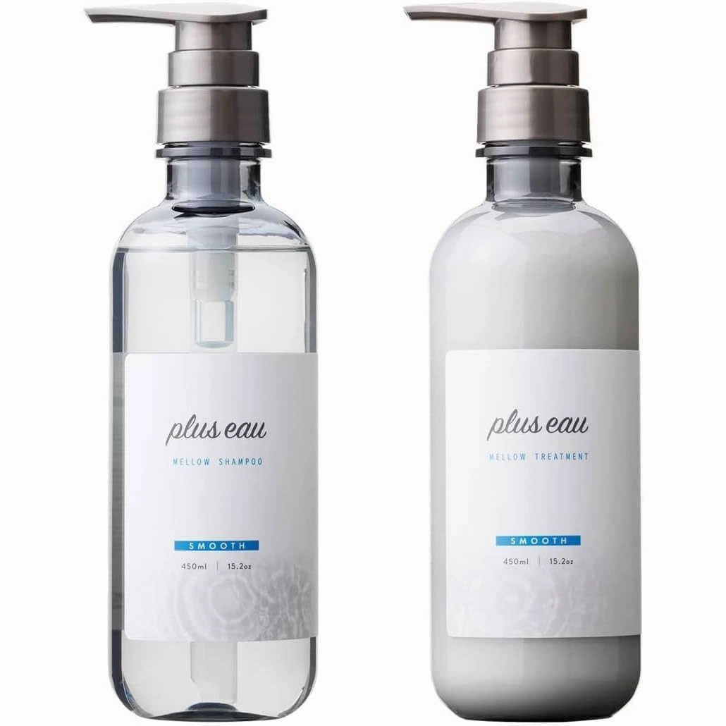 Shampoo & Conditioner Set, Daily Moisture Renewal Hair with Silk Beauty Essence Ingredients, 15.2 oz / 450ml, 2-Pack, Made in Japan, Ultimate Moisture