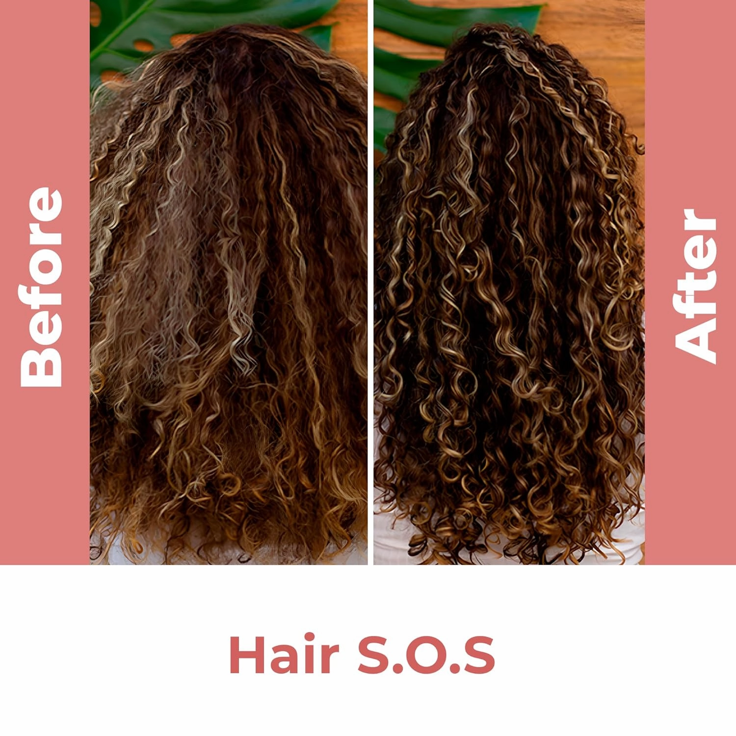 Shampoo and Conditioner Set, Reconstruction - Aftercare For Reconstruction Treatment, SOS Care, Brazilian Hair Products, Moisturizing, Anti Frizz, Vegan