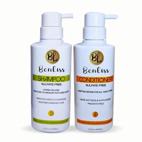 Shampoo and Conditioner Set With Argan and Macadamia Oil- Sulfate Free - For Straight, Curly, Frizzy, Dry - Hair Repair for Damaged Hair - Anti Frizz - Removing Split Ends