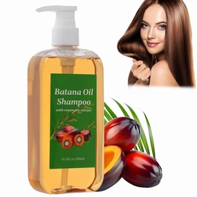 Shampoo De Batana, Batana Shampoo, Rosemary Oil, Batana with Rosemary Extract,Nourishing Hair-Soft and Fluffy for Men & Women 10.14FLOZ