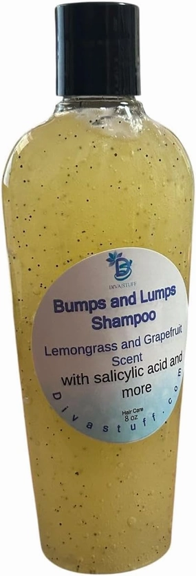 Shampoo for Bumps and Lumps on The Scalp, 8 Fluid Ounces, by Diva Stuff