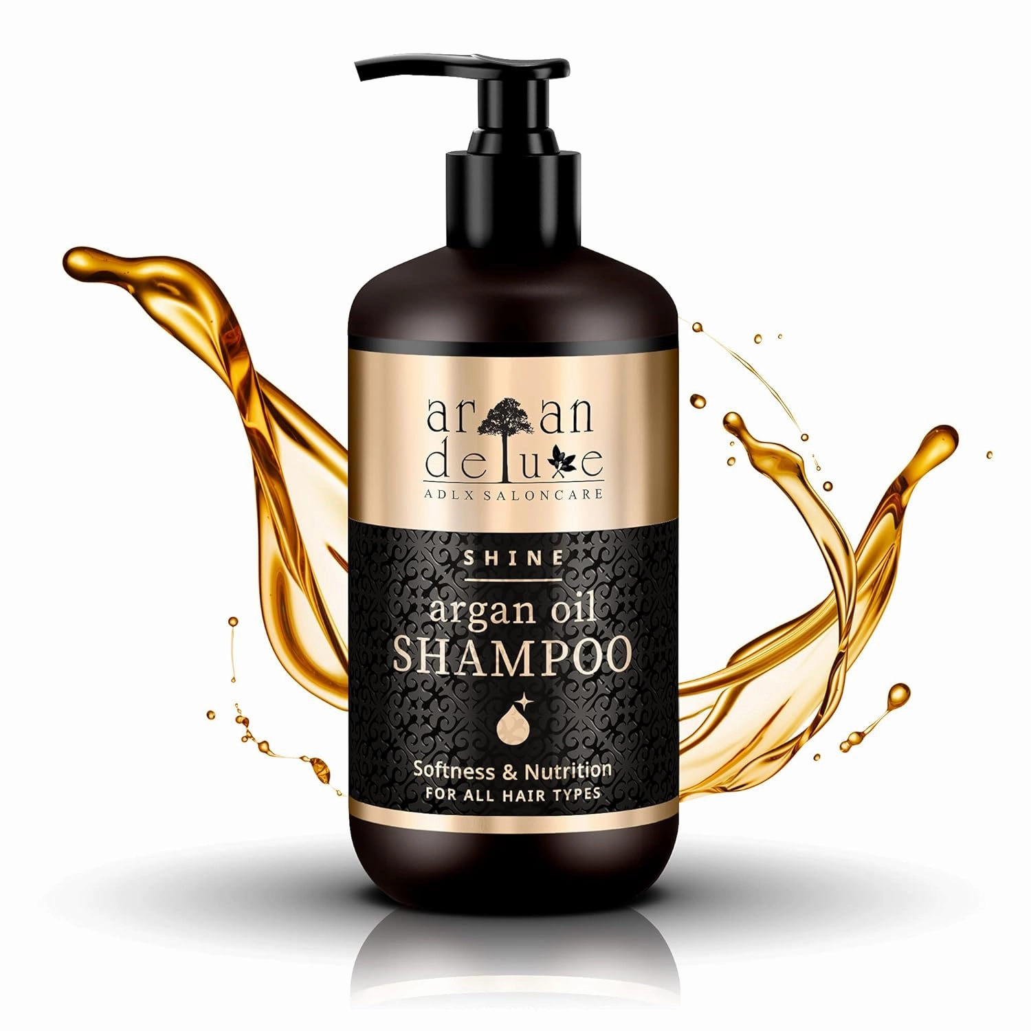 Shampoo in professional quality 10.1 fl oz - strong care with argan oil for smoothness and shine