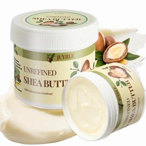 Shea Butter Raw Organic- Pure & Raw Virgin Unrefined, African Shea Butter for Hair, Extremely Dry Skin, DIY Whipped Moisturizing Body Lotion, Body Butter for Women and Men- 16oz