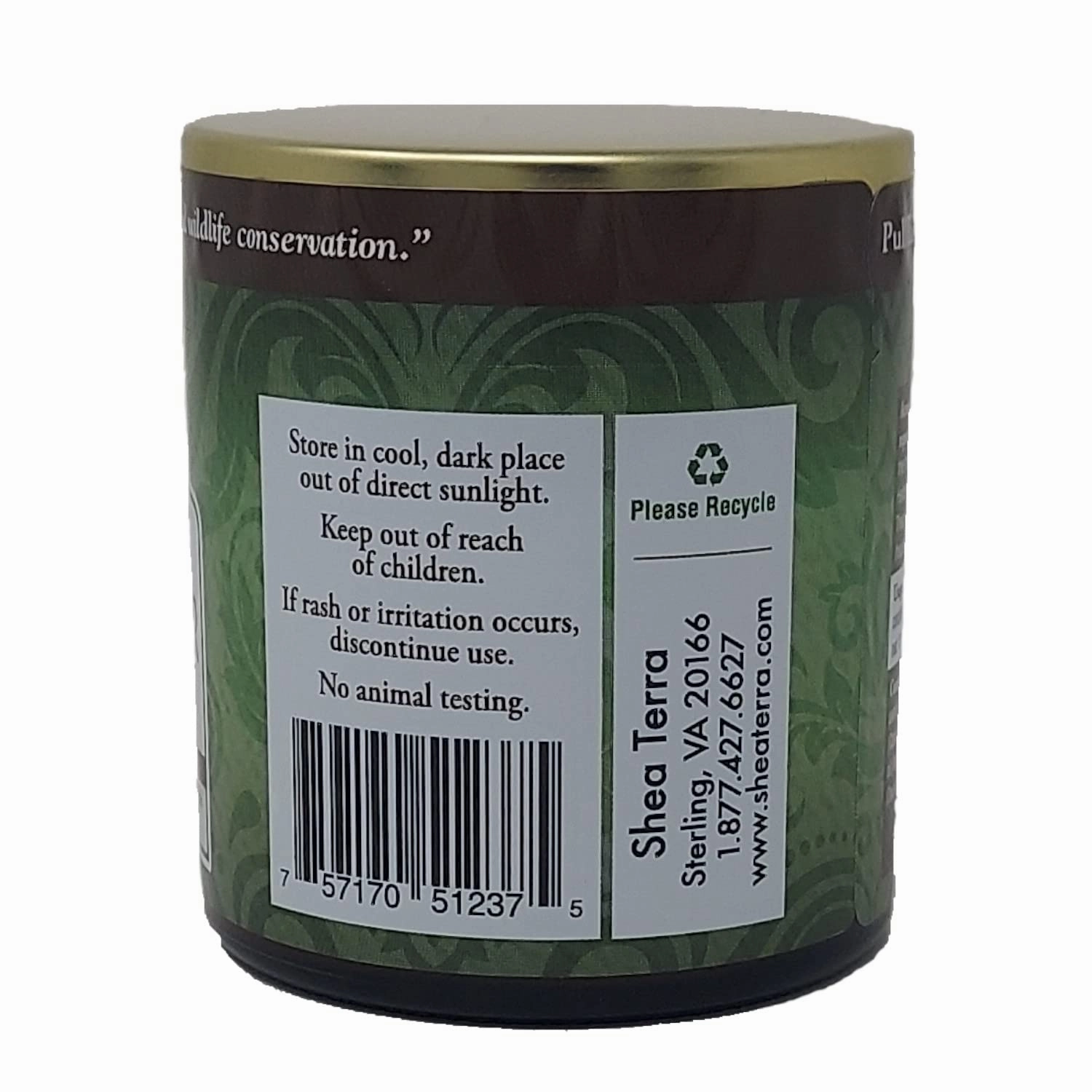 Shea Terra Organics Hair Repair Herbal Butter | Natural Hair Restoration and Dry Itchy Scalp Treatment - Rinse Out or Leave-In Conditioner - 4 oz