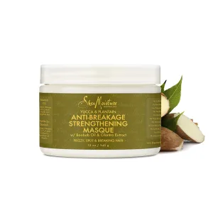 SheaMoisture Strengthening Masque for Frizzy Hair Yucca & Plantain Deep Conditioning 12 oz (210184 ), Coconut