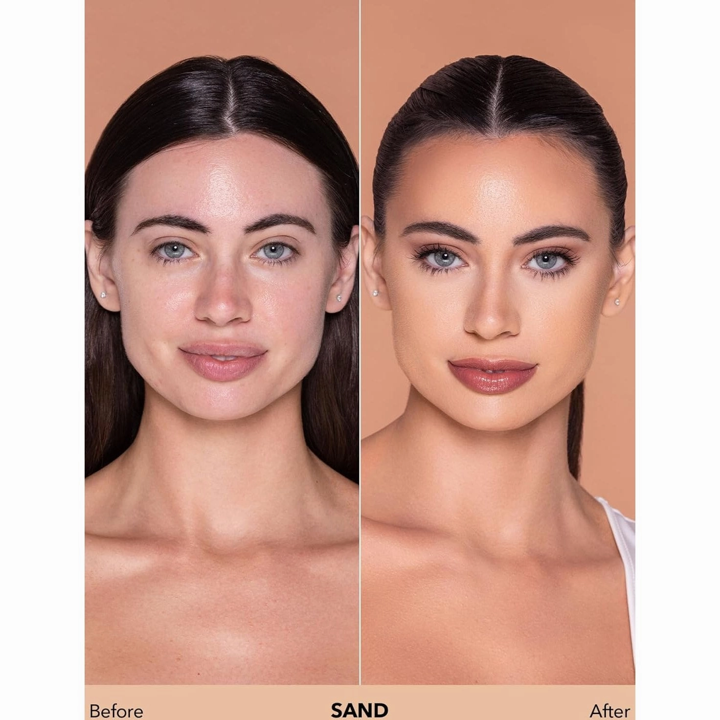 SHEGLAM Full Coverage Foundation Makeup Long Lasting Waterproof Matte Dewy Liquid Foundation - Sand