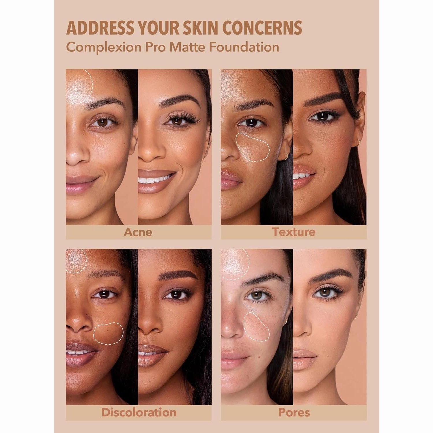 SHEGLAM Full Coverage Foundation Makeup Long Lasting Waterproof Matte Dewy Liquid Foundation - Sand