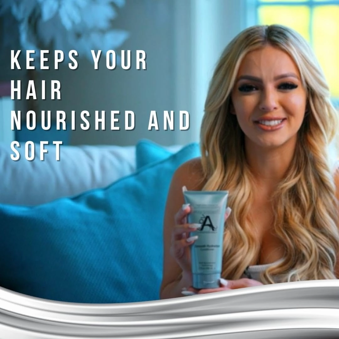 Silk Keratin Shampoo & Conditioner Set - Smooth Protection Sulfate-Free Shampoo & Smooth Hydration Conditioner, 11 Ounce - 2 Count (Pack of 1), Grey