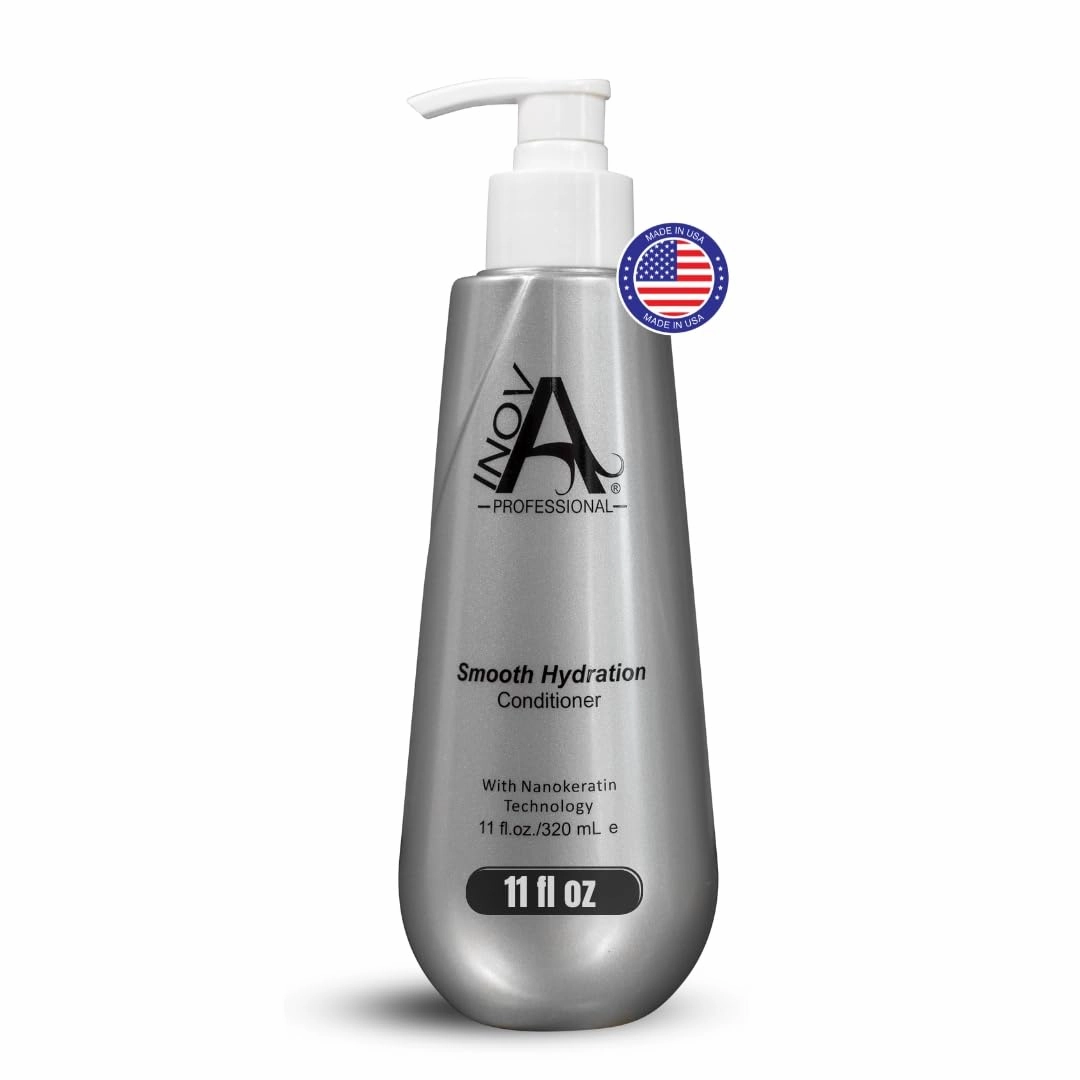 Silk Keratin Smooth Hydration Conditioner (11 Oz), white