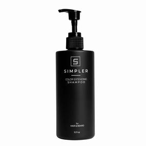 Simpler Hair Color Shampoo For Men (Mountain Spice Scented) - Dye & Sulfate Free Shampoo for Longer-Lasting Color - Shampoos for Dyed Hair & Beard - Color Safe Shampoos w/Nourishing Ingredients