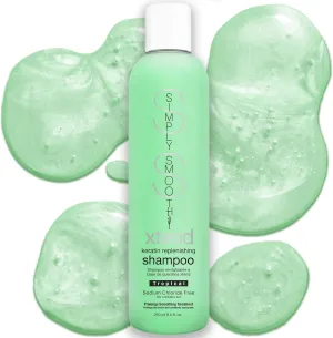 SIMPLY SMOOTH Xtend Keratin Replenishing Shampoo Tropical | Sulfate-Free Daily Cleanser for Dry, Frizzy, Damaged Hair | Smooths, Strengthens, Hydrates, Color & Keratin Treatment Safe | 8.5 oz