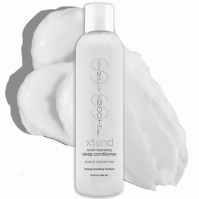 SIMPLY SMOOTH Xtend Keratin Deep Conditioner – Lightweight Hydrating Hair Mask for Dry, Damaged, Color-Treated, Curly, and Keratin-Treated Hair – Frizz Control, Repair, Softness, Shine, 8.5 oz