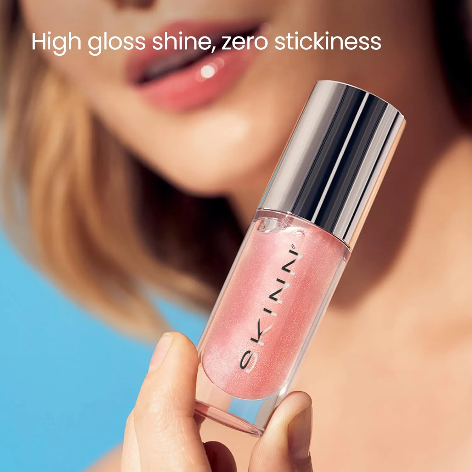 SKINN Luminous Lip Oil Bundle, 2-Piece (Golden & Blush) - Support Collagen Production, Smooth Lines & Soothe Dry Cracked Lips - Improves Elasticity, Texture & Luminosity - Vitamin C & Manuka Honey