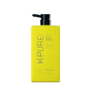 Sleek N' Smooth Keratin Shampoo by K-Pure, KeraCore Technology, Sulfate & Paraben Free, Anti Frizz Shampoo for Strengthening, Smoothing and Shine, for Thinning Hair for Women, for Damaged Hair