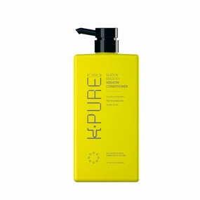 Sleek N' Smooth Keratin Hair Treatment Conditioner K-Pure, KeraCore Technology, Sulfate & Paraben Free, Anti Frizz Conditioner for Strengthening, Smoothing, & Shine, for Color Treated and Damaged Hair