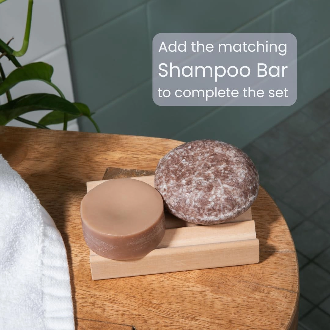 Solid Conditioner Bar Conditioner Bar for All Hair Types | Strengthens, Nourishes, Moisturizes | Vegan, Cruelty-Free, Plastic-Free, Eco-Friendly | Coconut Vanilla, 1.3 oz, 35 grams