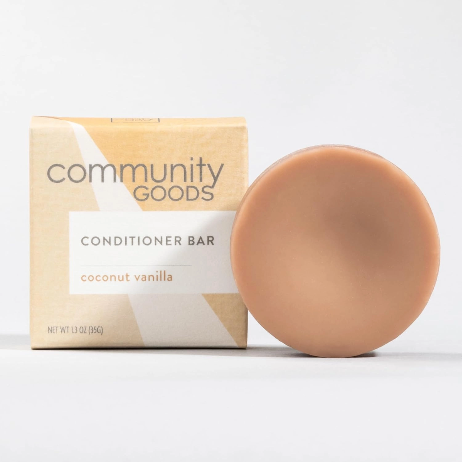 Solid Conditioner Bar Conditioner Bar for All Hair Types | Strengthens, Nourishes, Moisturizes | Vegan, Cruelty-Free, Plastic-Free, Eco-Friendly | Coconut Vanilla, 1.3 oz, 35 grams