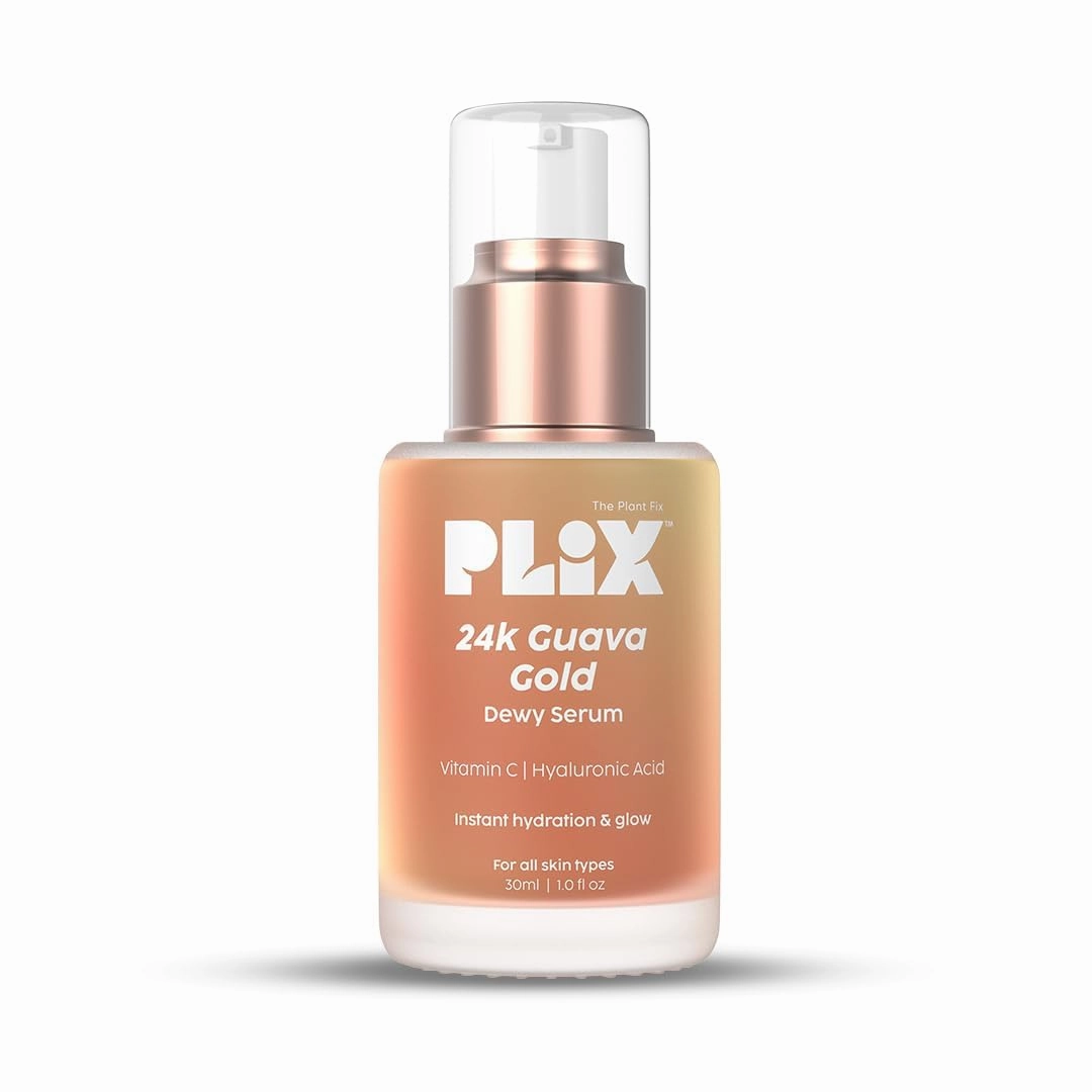 SS 24k Guava Gold Lightweight Serum With Vitamin C & Hyaluronic Acid | Face Serum & Primer For Glowing Skin | 1.01 Fl Oz (Pack of 1)