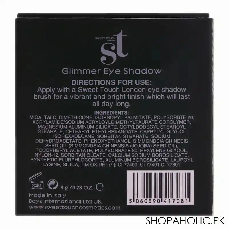 ST London Glam & Shine Glimmer Eyeshadow, Glamour, Waterproof and Long Lasting