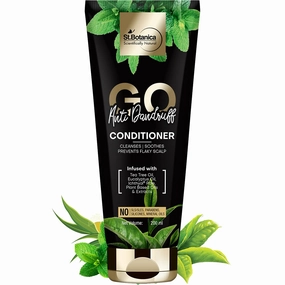 StBotanica GO Anti-Dandruff Hair Conditioner - With Ichthyol Pale, Tea Tree, Eucalyptus Oil, Plant Based Extracts, No SLS/Sulphate, Paraben, Silicones, Colors, 200ml
