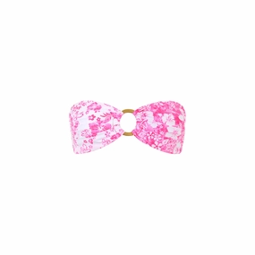 Strapless Bandeau Top - Island Blush
