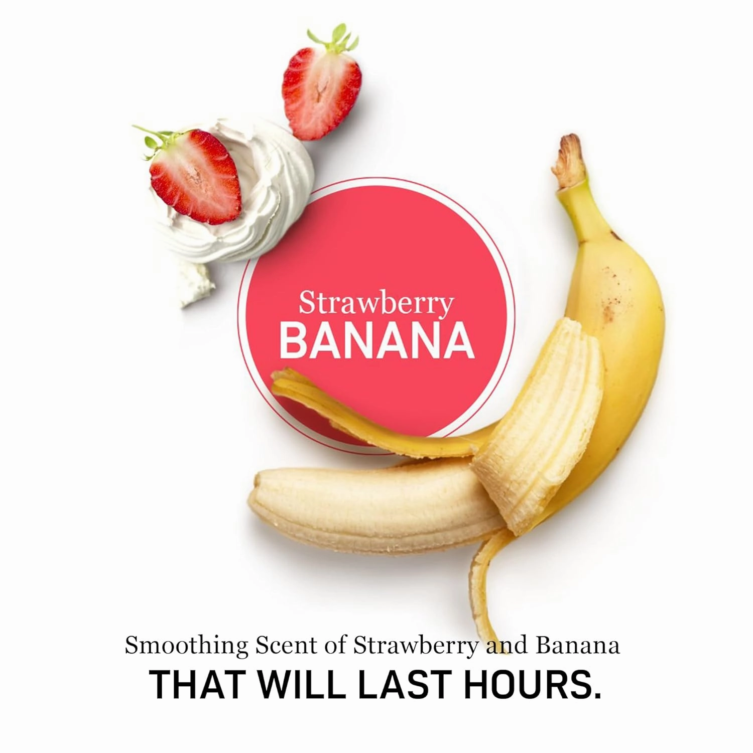Strawberry Banana Smoothing Yogurt Conditioner – Frizz Control for Color-Treated Hair – Natural, Sulfate-Free, 8 oz